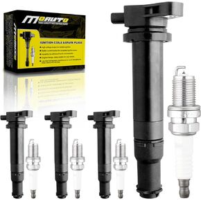 مجموعة من 6 ملفات إشعال UF486 6E5E-12A375BA و6 قطع شمعات إشعال إيريديوم متوافقة مع فورد فيوجن إسكيب ميركوري مارينر ميلان مازدا تريبيوت لينكولن زيفير 3.0 لتر V6 in Kuwait