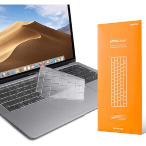 UPPERCASE GhostCover Premium Ultra Thin Keyboard Cover Protector Compatible with MacBook Air 2018-2019 Only