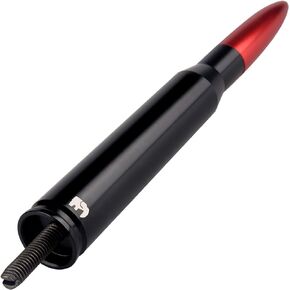 ONE250 Bullet Style Antenna, Compatible with Jeep Wrangler All Models (2007-2024) - Will fit Any Jeep Wrangler JK JKU JL JLU Rubicon Sahara Renegade Gladiator (2007-2024) and More (Black)