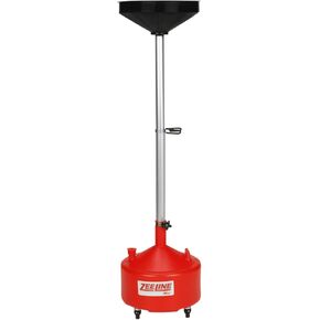 ZE8DC، وعاء تصريف الزيت المتدحرج، تصريف زيت سعة 8 جالون مع قمع قابل للتعديل، منفذ تصريف 2 بوصة مع غطاء، أنبوب تصريف واسع لتصريف أسرع، تصريف الزيت مع 4 عجلات دوارة in Kuwait