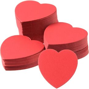 360 Pieces Small Heart Cutouts Paper Heart Shapes 2 Inch Red Heart Confetti Valentine Heart Die Cuts for Valentine's Day Craft Birthday Wedding Party Decor, Kid's Love and Peace School Craft Projects