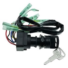 Ignition Switch Assembly Fits for Yamaha Outboard Motors, 703-82510-44-00 703-82510-43-00 703-82510-42-00 703-82510-11-00, Main Key Remote Control Box Ignition