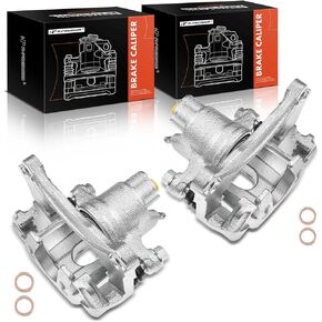 A-Premium Disc Brake Caliper Assembly with Bracket Compatible with Select Toyota Models - Avalon 2000 2001 2002 2003 2004 - Rear Driver and Passenger Side, 2-PC Set