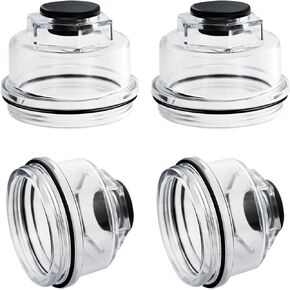 4 Pack K568220 3-3/4 Outside Thread Diameter Oil Cap Fits AL-KO/Hayes 10K - 16K Trailer Axles，With O-Ring & Plug K71-859-00