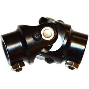 Round Universal Steering U Joint U-Joint Black Oxide Coated? (1"DD X 3/4"DD Black Single)
