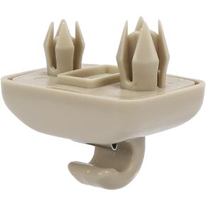 X AUTOHAUX Beige Car Plastic Sun Visor Hook Clip Bracket Retainer 8U0857562 8E0857562 for Audi A1 A3 A4 A5 Q3 Q5 S3 S4 S5 RS3 RS4 RS5