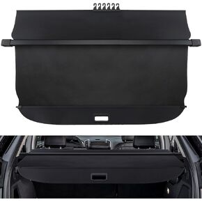 MotorFansClub Retractable SUV Cargo Shade Cover Fit for Ford Edge 2015 2016 2017 2018 2019 2020 2021 2022 Rear Cargo Cover Rear Trunk Security Shade Shield Luggage Cover