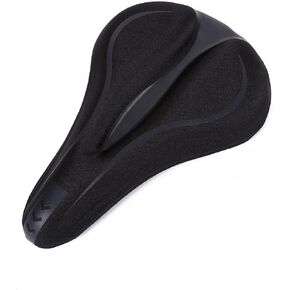 Bike Seat Cushion - Gel Padded Bike Seat Cover Comfort, Extra Soft Exercise Bicycle Seat Compatible with Peloton, for Men Women Outdoor & Indoor