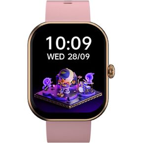 2.01" HD, 320mAh and 128MB Smart Watch,Infrared True Blood Oxygen Monitor,with True Heart Rate, Blood Pressure, Sleep, IP68 Waterproof Fitness Tracker Compatible with Android iOS (Rose Gold)