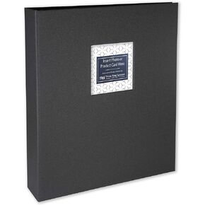 Customizable 1-Inch 3-Ring Binder with Linen Cover & Insertable Window – Ideal for Photos, Portfolios, Recipes, and Presentations – Durable, Eco-Friendly – Made in The USA (Canvas Linen)