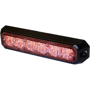 HELLA H22890001 MS6 Mini LED Lighthead, 12/24 VDC, 5 Flashing Patterns, Amber
