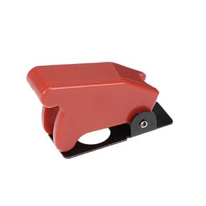 uxcell Red Plastic Waterproof Spring Loaded Flip Security Cover Cap Guard for 12mm Toggle Switch 3pcs