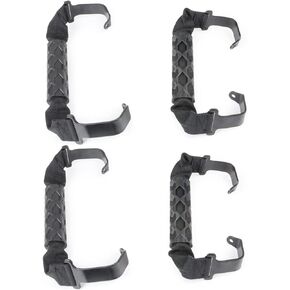 MITZONE Grab Handles Front and Rear Compatible with 2019+ Jeep Wrangler JL Gladiator