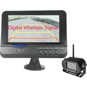 4Ucam Digital Wireless Camera + 7" Monitor for Bus, RV, Trailer, Motor Home, 5th Wheels and Trucks Backup or Rear View