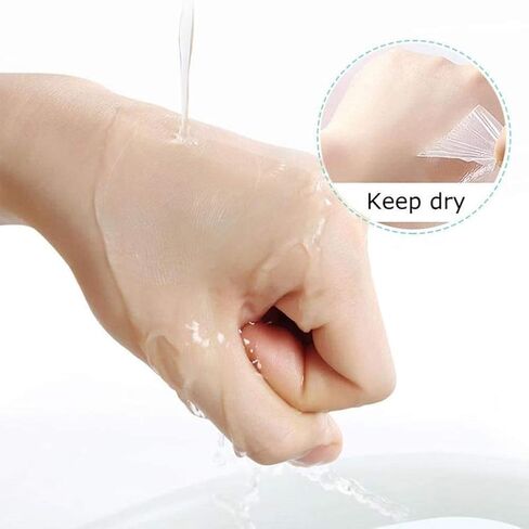 ملصق أحذية مقاوم للماء ومضاد للارتداء من MLGY 100 قطعة، وسادة حماية للعناية بالقدم، وسادات نفطة، ضمادات نفطة، ملصق مضاد للارتداء بكعب ذاتي اللصق وشفاف رفيع للغاية، يحمي البشرة من فرك الأحذية. in Kuwait