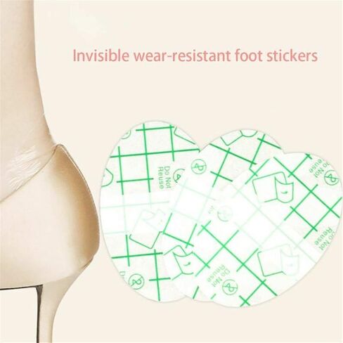 ملصق أحذية مقاوم للماء ومضاد للارتداء من MLGY 100 قطعة، وسادة حماية للعناية بالقدم، وسادات نفطة، ضمادات نفطة، ملصق مضاد للارتداء بكعب ذاتي اللصق وشفاف رفيع للغاية، يحمي البشرة من فرك الأحذية. in Kuwait