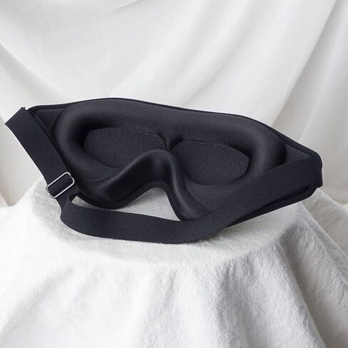 Promotion,3D Sleep Eye mask, Rebound Memory Cotton Material, Eye mask Soft and Breathable, Adjustable Elasticity, 3D Grooves and Integrated Design, Sleep Eye mask Excellent Shading Effect. in Saudi Arabia