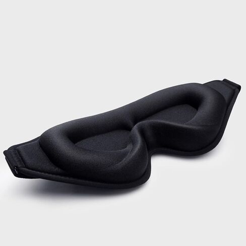 Promotion,3D Sleep Eye mask, Rebound Memory Cotton Material, Eye mask Soft and Breathable, Adjustable Elasticity, 3D Grooves and Integrated Design, Sleep Eye mask Excellent Shading Effect. in Saudi Arabia