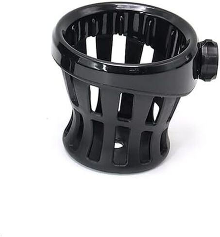 Motorcycle Handlebar Cup Holder Drink Mounted for Harley Dyna Softail Electra Glide 1996-up for Honda Goldwing GL1800 handlebar cup holder drink with mesh holder (102 MM Chrome) in Saudi Arabia