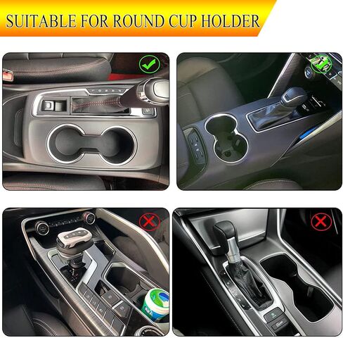 حامل أكواب السيارة مع قاعدة قابلة للتعديل، حامل أكواب مزدوج متعدد الوظائف للسيارة، حامل أكواب متعدد مناسب لزجاجة المشروبات والوجبات الخفيفة وما إلى ذلك. in Kuwait