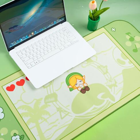 لوحة ماوس Kirby Black Hole - سجادة كمبيوتر محمول للوحة المفاتيح Kawaii للألعاب، سجادة مكتب قاعدة مطاطية كبيرة غير قابلة للانزلاق لحماية لوحة المفاتيح والماوس (Kirby Black Hole) in Kuwait