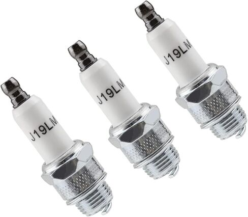 rj19lm شرارة التوصيل لجزازة العشب، محرك شرارة التوصيل لاستبدال بريغز وستراتون (3 حزمة) in Kuwait
