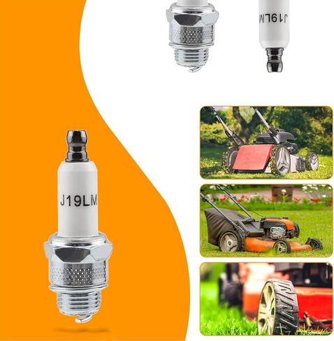 rj19lm شرارة التوصيل لجزازة العشب، محرك شرارة التوصيل لاستبدال بريغز وستراتون (3 حزمة) in Kuwait