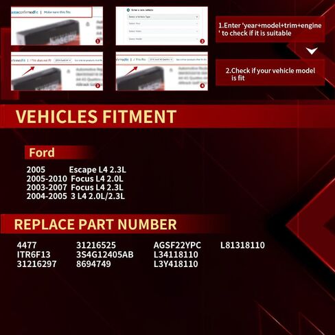 شمعات الإشعال ITR6F13 SP479 SP432 SP493 مجموعة شمعات الإشعال البلاتينية البديلة للسيارات مكونة من 4 قطع متوافقة مع Mazda 3 2004-2005 Ford Escape 2005 Focus 2003-2010 2.0L 2.3L in Kuwait