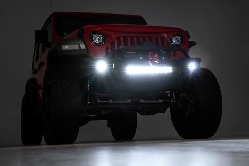 Rough Country Tubular Front Bumper for 07-24 Jeep Gladiator JT/JK & JL - 10647 in Saudi Arabia