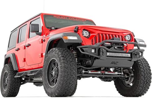 Rough Country Tubular Front Bumper for 07-24 Jeep Gladiator JT/JK & JL - 10647 in Saudi Arabia