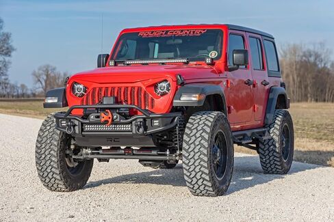 Rough Country Tubular Front Bumper for 07-24 Jeep Gladiator JT/JK & JL - 10647 in Saudi Arabia