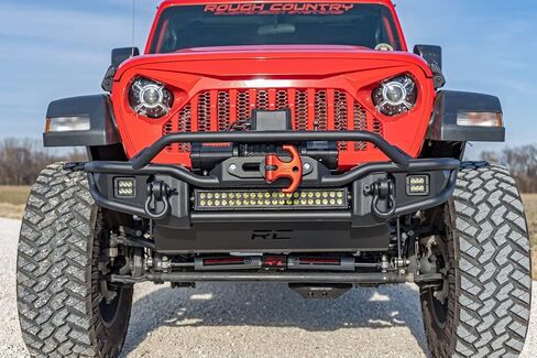 Rough Country Tubular Front Bumper for 07-24 Jeep Gladiator JT/JK & JL - 10647 in Saudi Arabia