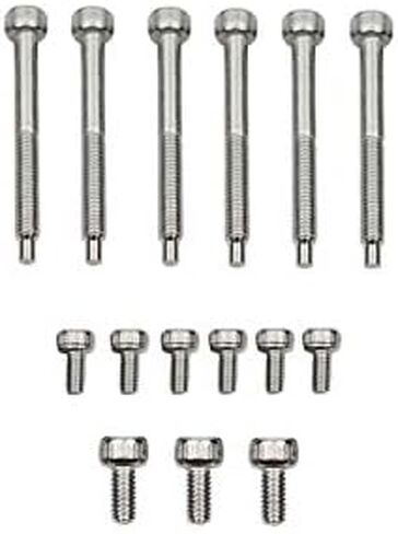 Guyker 6 Pcs String Lock Screws, 3 Pcs Locking Nut Screws and 6 Pcs Saddle Mounting Screws for FR Tremolo System Bridge Electric Guitar in Saudi Arabia
