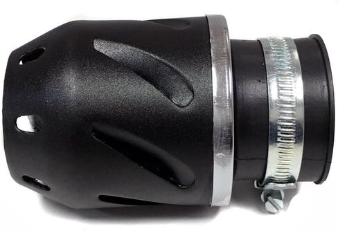 MMG 38mm Universal fit "Bullet" Air Filter - Motorcycle Scooter Pocket Bike - Black (Model 10401-04) in Saudi Arabia