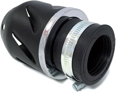 MMG 38mm Universal fit "Bullet" Air Filter - Motorcycle Scooter Pocket Bike - Black (Model 10401-04) in Saudi Arabia