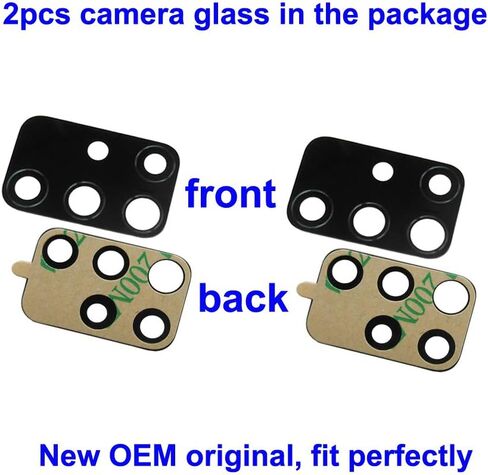 قطعتان بديلتان لعدسات الكاميرا الأصلية من OEM لهاتف Samsung Galaxy A51 A515F A515U A515V (جميع شركات النقل) مع لاصق مثبت مسبقًا مع مجموعة أدوات الإصلاح (غير مناسبة A71) in Kuwait