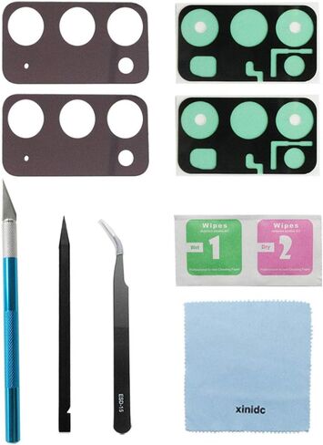 2pcs OEM Original Rear Back Camera Glass Lens Replacement for Samsung Galaxy Note 20 5G(All Carriers) with Repair Tools Kit Set(Mystic Gray) in Kuwait