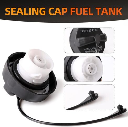 غطاء خزان الوقود بغطاء الغاز متوافق مع سيارات جيب، ليبرتي، كوماندر، جراند شيروكي فايبر، دورانجو، كرايسلر أسبن، والبدائل الأخرى 52124512AA، 52030433AB، in Kuwait