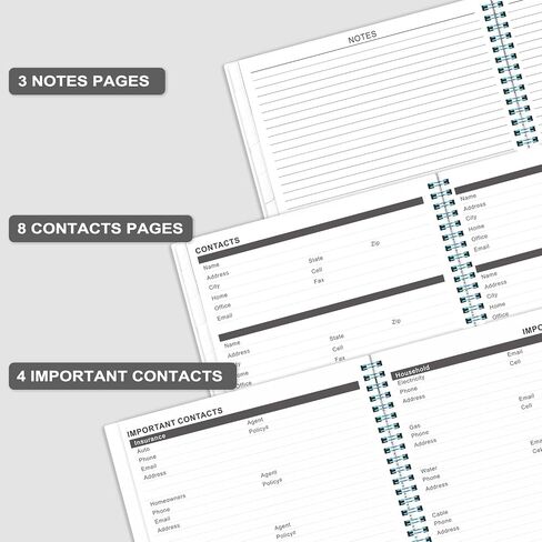 2024-2027 Monthly Planner/Calendar - 3 Year Monthly Planner 2024-2027, Academic Monthly Planner, July 2024 - June 2027, 9'' x 11'', Tabs, Note Pages in Saudi Arabia