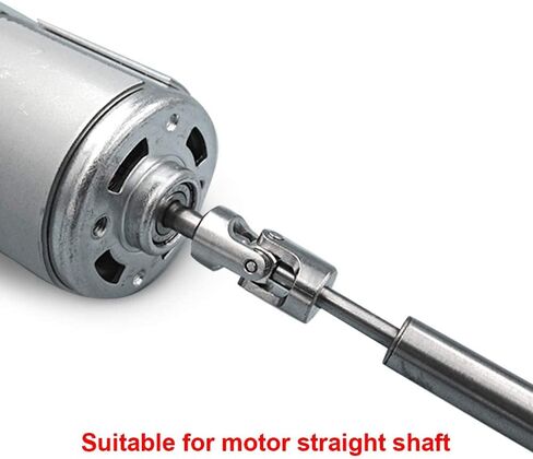 Heyiarbeit 8mm to 8mm Single Steering Shaft Universal U Joint, Universal Joint Coupling Connector 2Pcs in Saudi Arabia