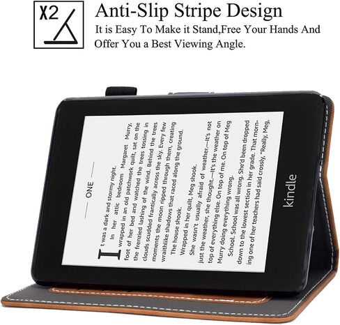 حافظة لجهاز Kindle Paperwhite الجيل العاشر 2018، غطاء فوليو نحيف خفيف الوزن مع حافظة حماية للاستيقاظ/النوم التلقائي لجهاز Amazon Kindle Paperwhite الجيل العاشر 2018، زهرة خضراء in Kuwait