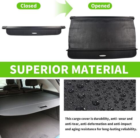 Cargo Cover for BMW X5 2007 2008 2009 2010 2011 2012 2013 2014 2015 2016 2017 2018 Trunk Cover Rear Trunk Security Cover Shielding Shade Car Accessory, Beige in Kuwait