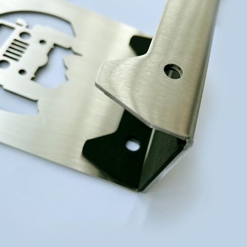 Heavy Duty Door Hanger Bracket for Garage Wall - Heavy Duty Utility Hook for Wall Mount Ladder Storage.Fit for Jeep Wrangler Door Hanger Bracket(Bright Silver（Pack of 2）) in Saudi Arabia