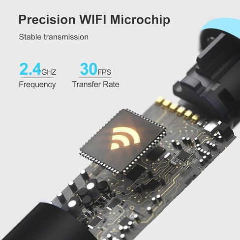 كاميرا أداة إزالة شمع الأذن، مجموعة تنظيف الأذن لإزالة شمع الأذن مع كاميرا للأذن بدقة 1080 بكسل عالية الدقة لمجموعة تنظيف الأذن مع أمان عالي للغاية وسعة بطارية كبيرة لأجهزة iOS وAndroid in Kuwait