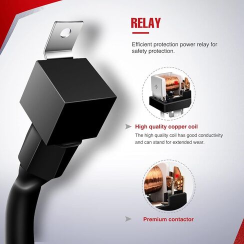 Nilight LED Light Bar 15 FT Wiring Harness Kit - 2 يؤدي 16AWG 12V On Off Switch Power Relay Blade Fuse لمصابيح الطرق الوعرة LED ضوء العمل، ضمان لمدة عامين باللون الأسود in Kuwait