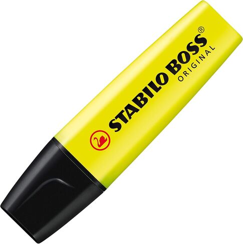 STABILO Highlighter BOSS ORIGINAL - Blister of 4 - Assorted Colors in Saudi Arabia