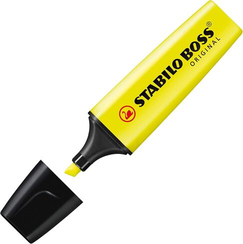 STABILO Highlighter BOSS ORIGINAL - Blister of 4 - Assorted Colors in Saudi Arabia