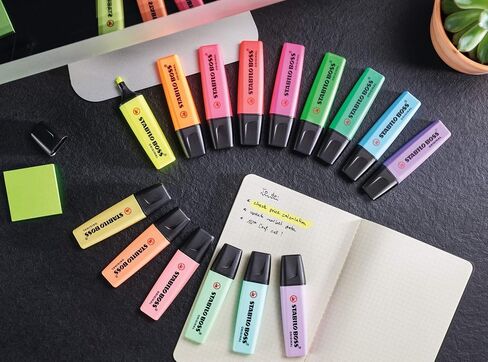 STABILO Highlighter BOSS ORIGINAL - Blister of 4 - Assorted Colors in Saudi Arabia