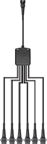 6-Way الفاصل استبدال 4Pin لحلم اللون RGB + IC LED أضواء الصخور 12 فولت مقاوم للماء لشاحنة جيب جولف ATV UTV in Kuwait