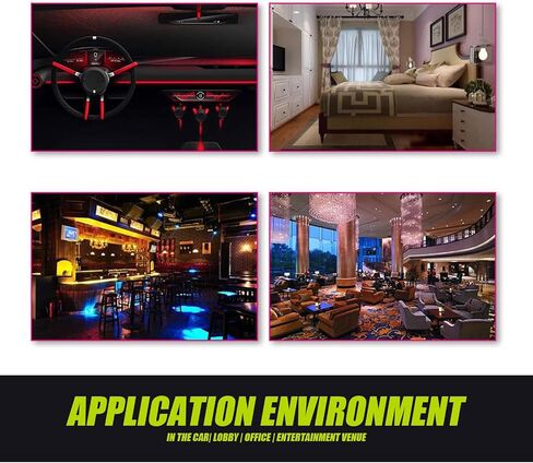1 PC Car Starry Sky Ambient Light, Portable USB Interface Plug-in Automatic Rotating Super Bright Roof Light, Multi-Functional Decorative Accessory, for Most Car Models (Blue & Purple) in Saudi Arabia